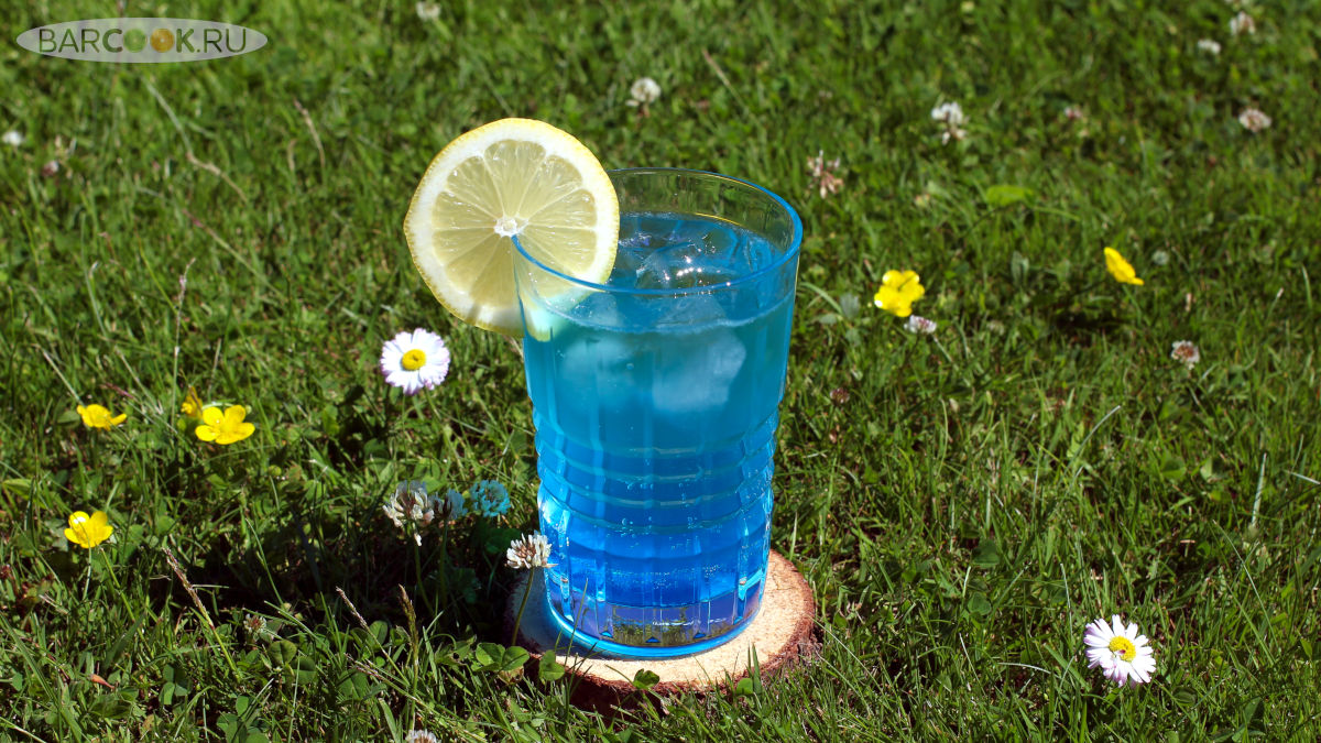 Как приготовить коктейль безалкогольная Голубая Лагуна (Blue Lagoon)